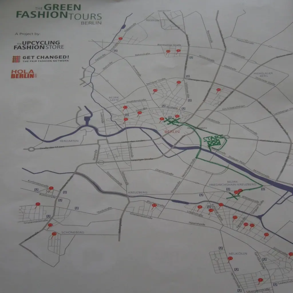 green fashion tour map quad