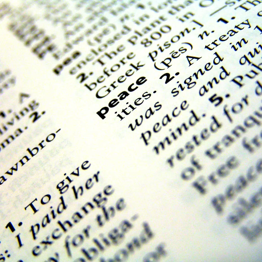 Frieden - was heißt das eigentlich? Jan hat mal ins Lexikon geguckt.