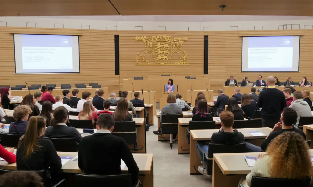 EPjugenforum Stuggi Start Plenarsaal