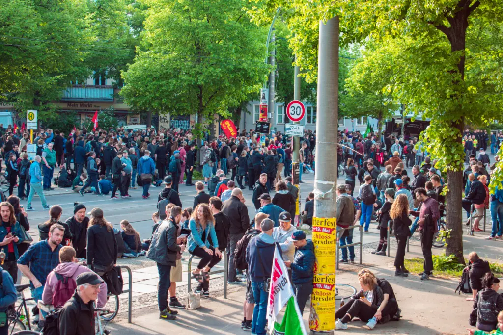 Berlin-Kreuzberg /am 1. Mai  Foto: Mohamad Rajab/Tarek Bunni