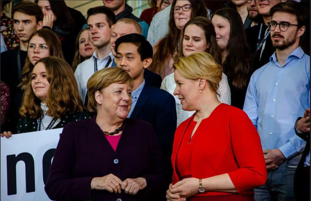 Merkel und Giffey
