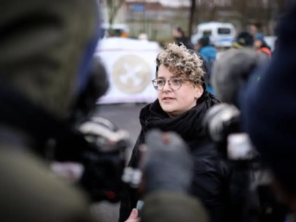 Sina Reisch, Pressesprecherin von Ende Gelände 2019, Foto: Georg Kurz