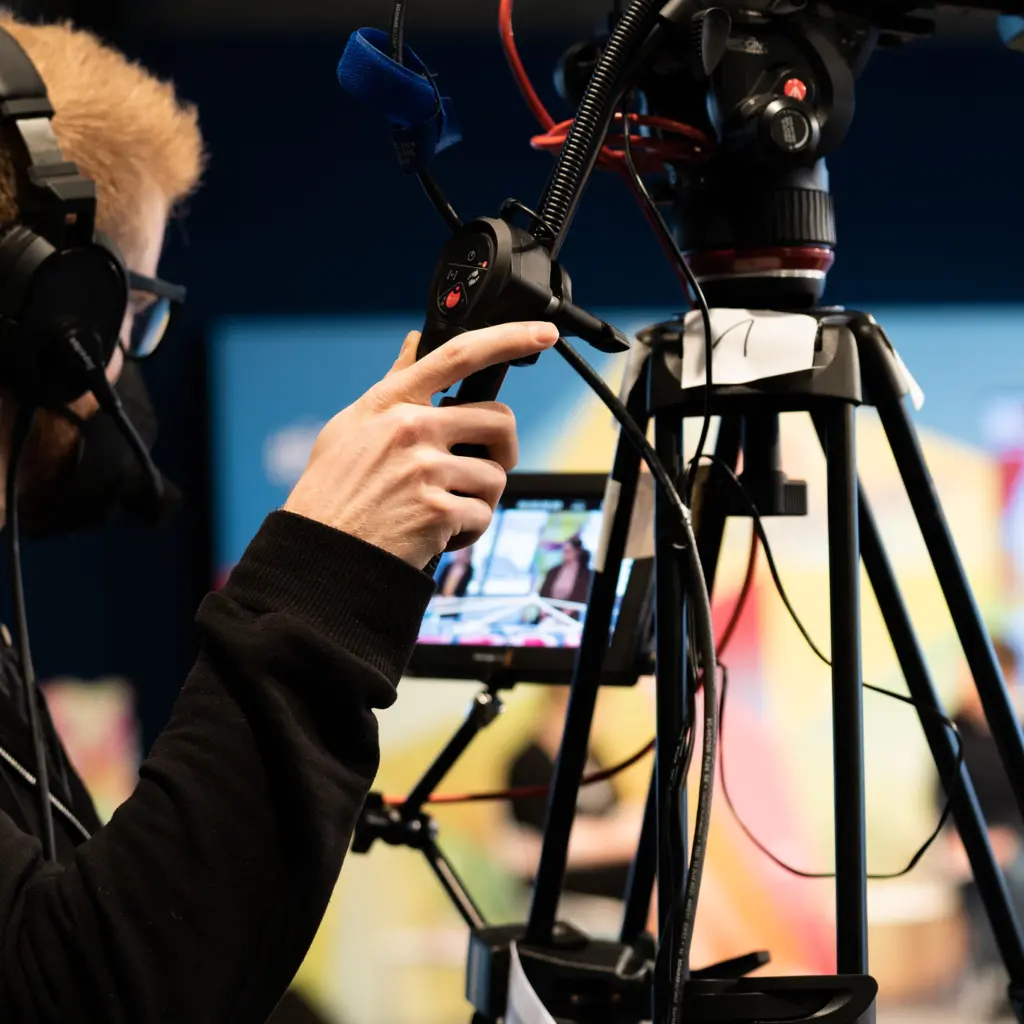 Öffentlichkeitsarbeit auf den JPT 2021.

Foto: Jugendpresse Deutschland/Annkathrin Weis