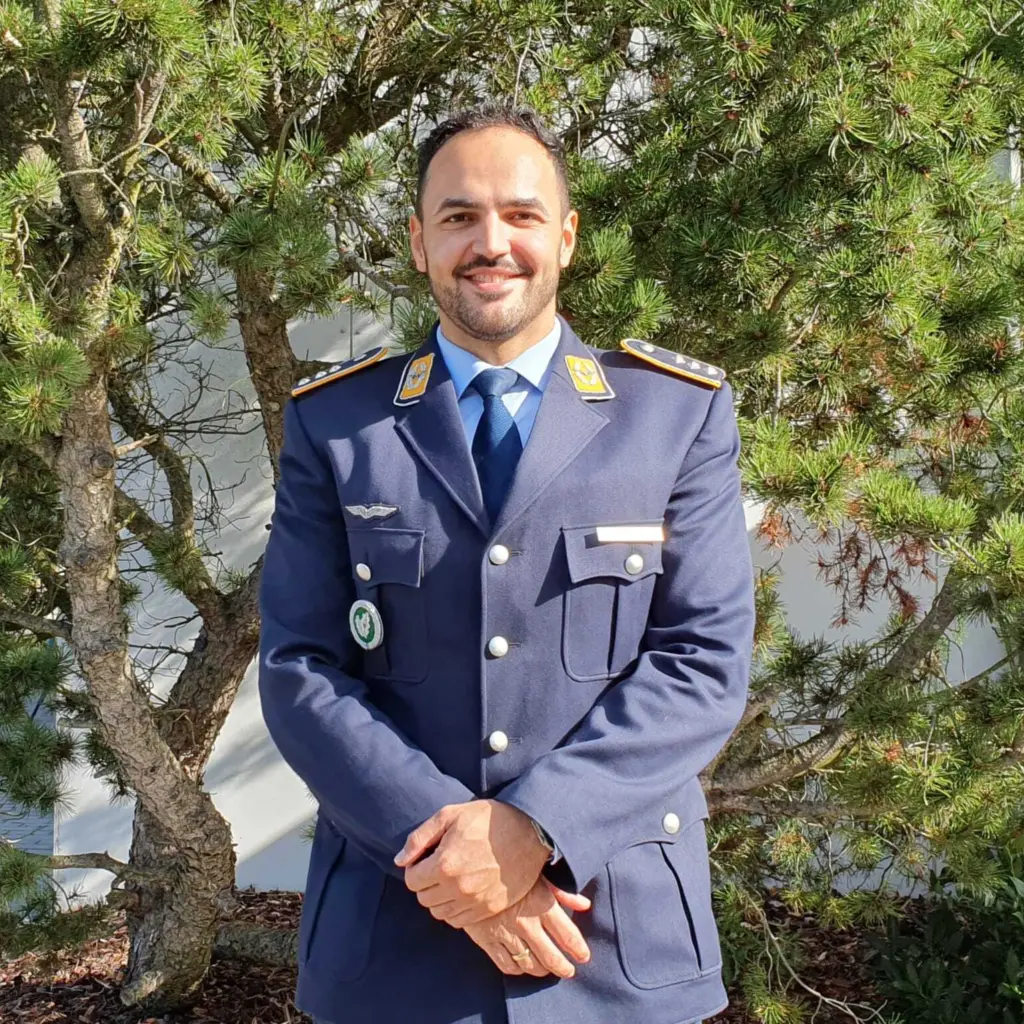 Karim Yacout ist Jugendoffizier im Raum Karlsruhe