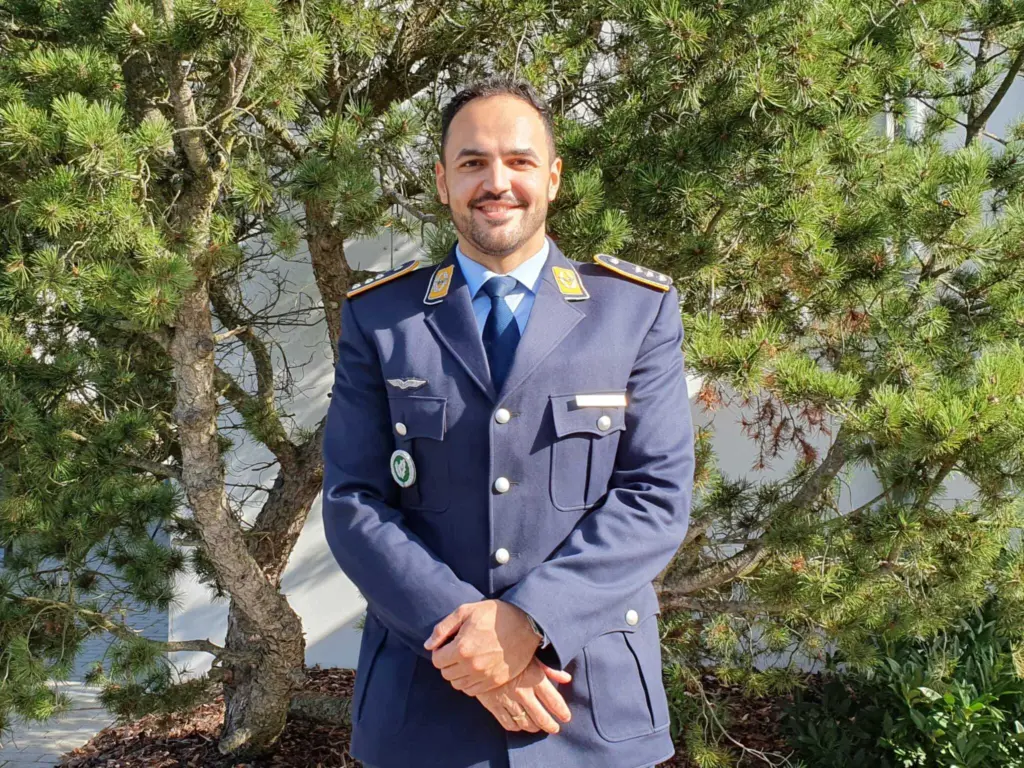 Karim Yacout ist Jugendoffizier im Raum Karlsruhe