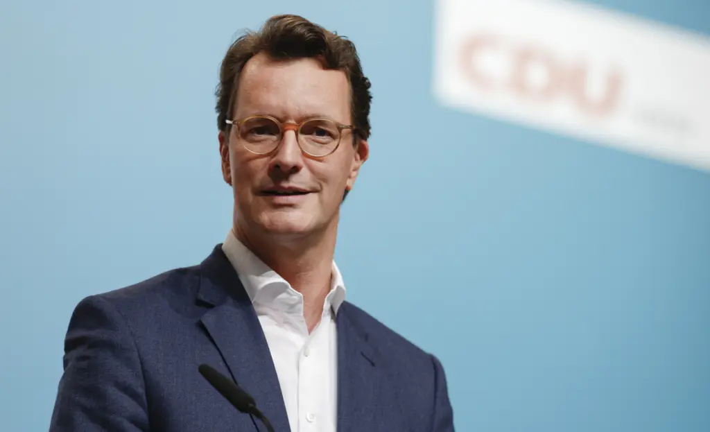 Landesparteitag der CDU Nordrhein-Westfalen und Wahl von Hendrik Wüst am 23.10.21 in Bielefeld.