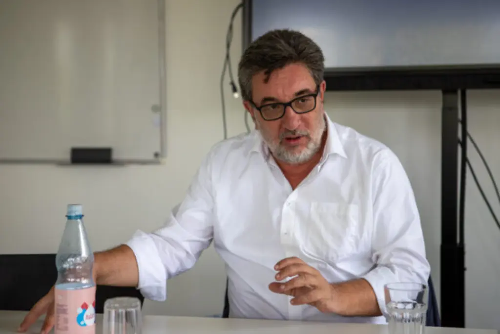 Stefan Hartmann, Landesvorsitzender Die Linke Sachsen.